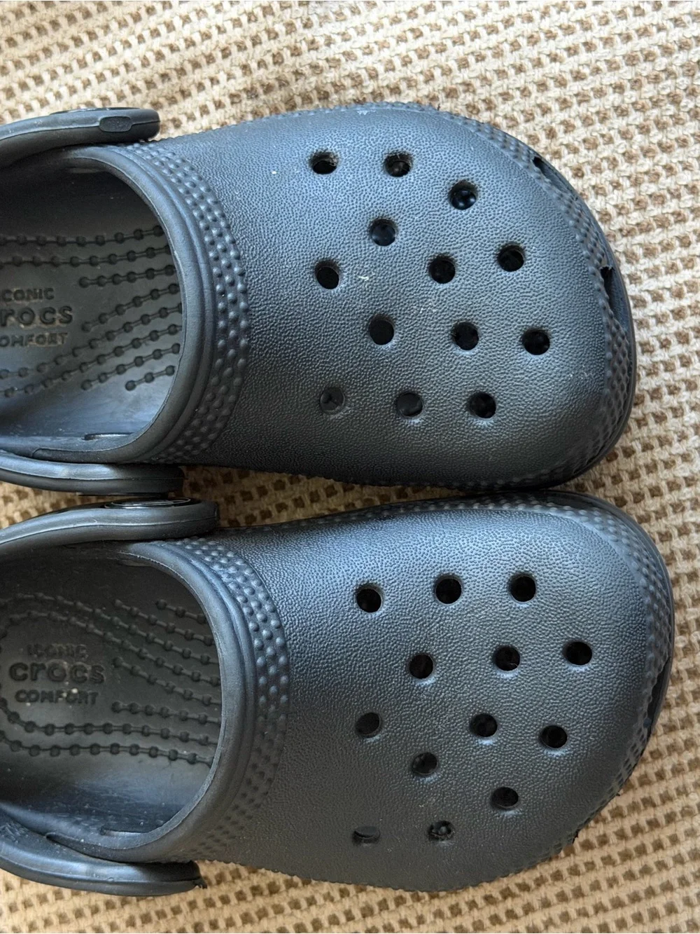CROCS Kids Black Classic Clog Sandals